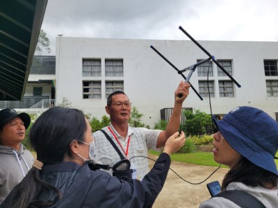 VHF無線電追蹤器實際操作