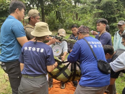 黑熊救援演練情形