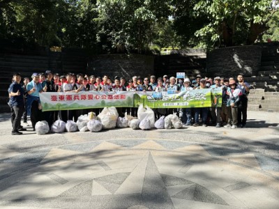 這次淨山活動成果，軍民夥伴們合力清出超過32公斤的垃圾，還給鯉魚山保安林一片潔淨、環境保護刻不容緩