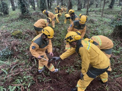 森林救火隊及滅火技術教育訓練(防火線開闢)