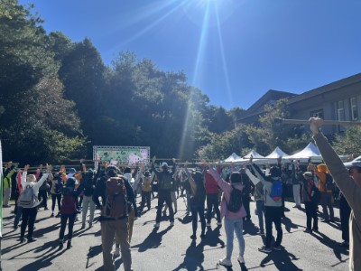 森chill活動日森林療癒暖身（照片：林業保育署臺中分署）