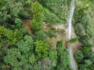 宜專一線8.5K處近期上邊坡持續發生坍方2
