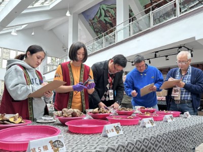 段木香菇評鑑競賽委員評比與測量