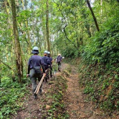 雙連埤古水圳修復工作假期-準備上工