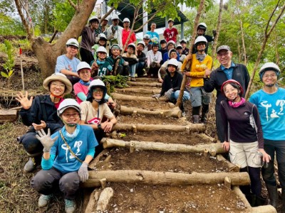 「手護鯉魚山系列工作坊」來自各地及臺東在地共30多位志工共同參與