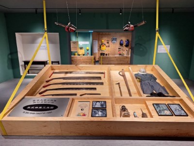 大雪山遊客中心林業歷史展區1