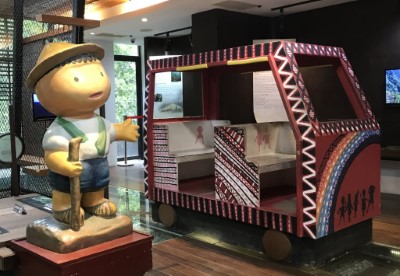 圖3.烏來林業生活館台車模型（烏來林業生活館提供）