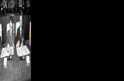 1986年林務局長許啟祐(右)與大井鐵道社長後滕泰三(左)簽署姊妹鐵道