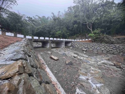 南山林道建置完整排水系統，有效導排降低颱風豪雨危害