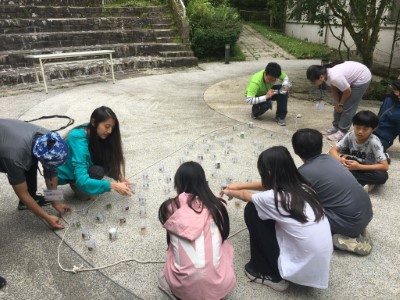 圖6.過夜型戶外教學課程－「FBI930」：食物鏈實地演練(東眼山自然教育中心提供).