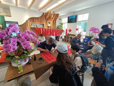 新春贈聯活動－現場墨筆揮毫2