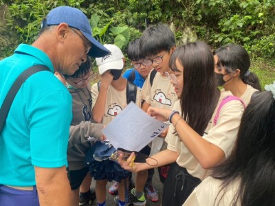 志工協助辦理八仙山自然教育中心戶外教學課程