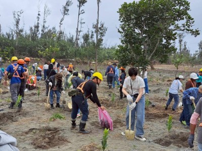 林保署臺東分署、INNISFREE、小馬部落共同植樹3