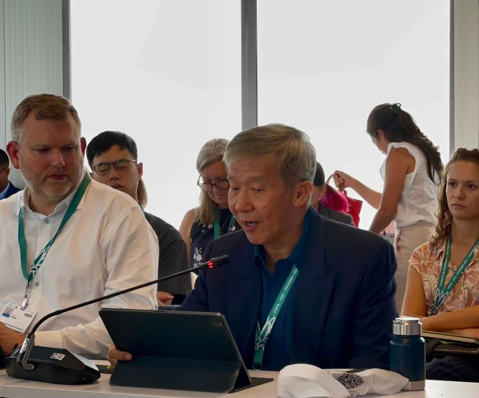 Professor Kuang-Chung Lee presenting at the IPSI side event, 22 October 2024