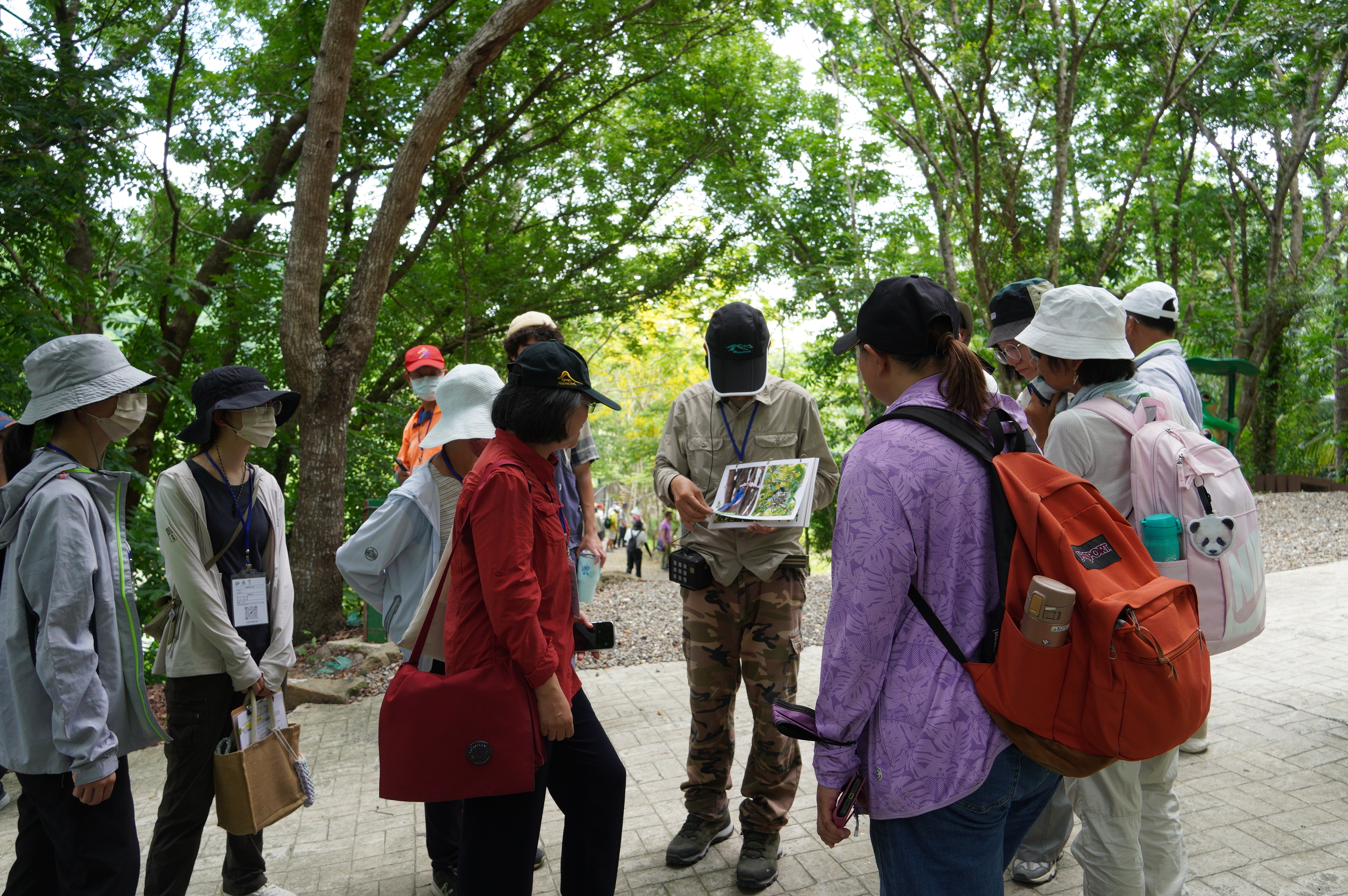 臺南地質公園協會導覽水土保持教學園區導覽