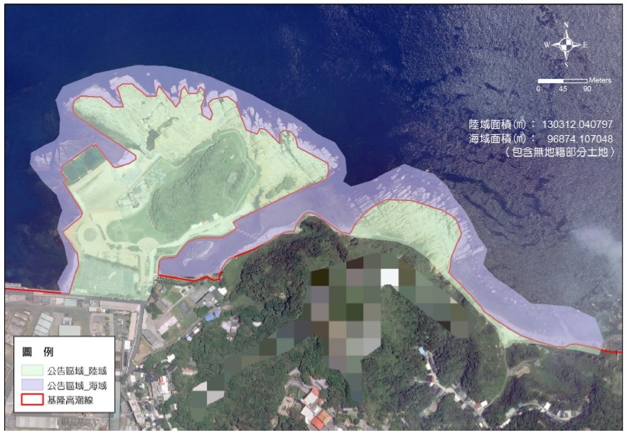 和平島地質公園海陸域範圍