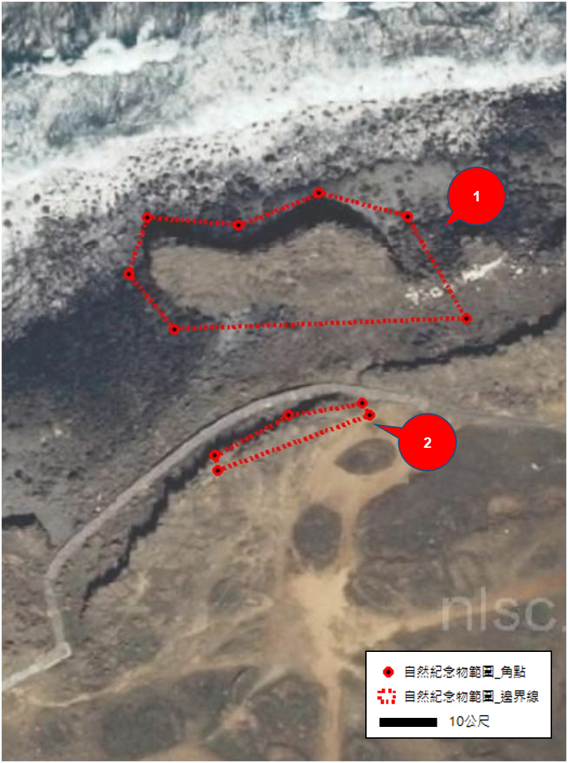 火山口湖遺跡範圍圖(編號2部分)