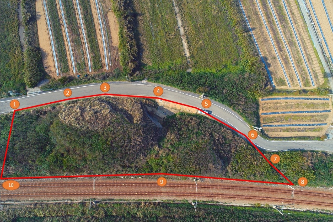 自然紀念物I區(貝化石主要出露剖面)，總面積2663平方公尺