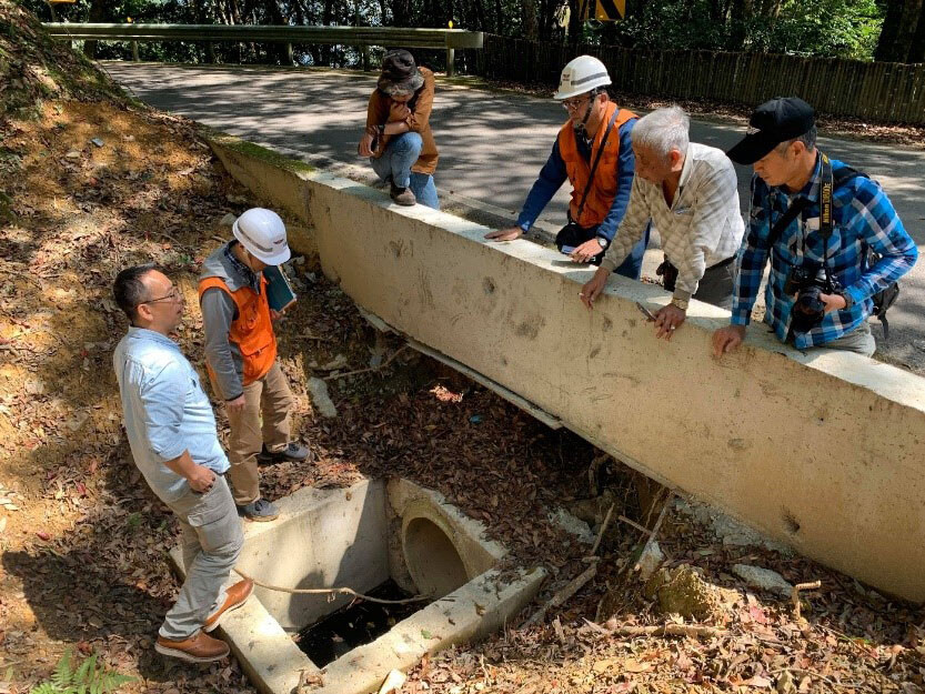 持續改善棲地環境，設置生態廊道及友善設施，漸少路殺機率。（陳惇聿攝）