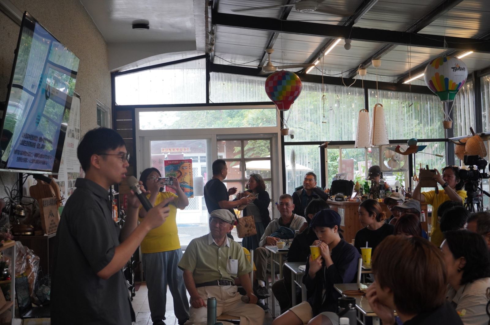 林業及自然保育署保育管理組林其徹科長 分享臺灣里山倡議推動經驗