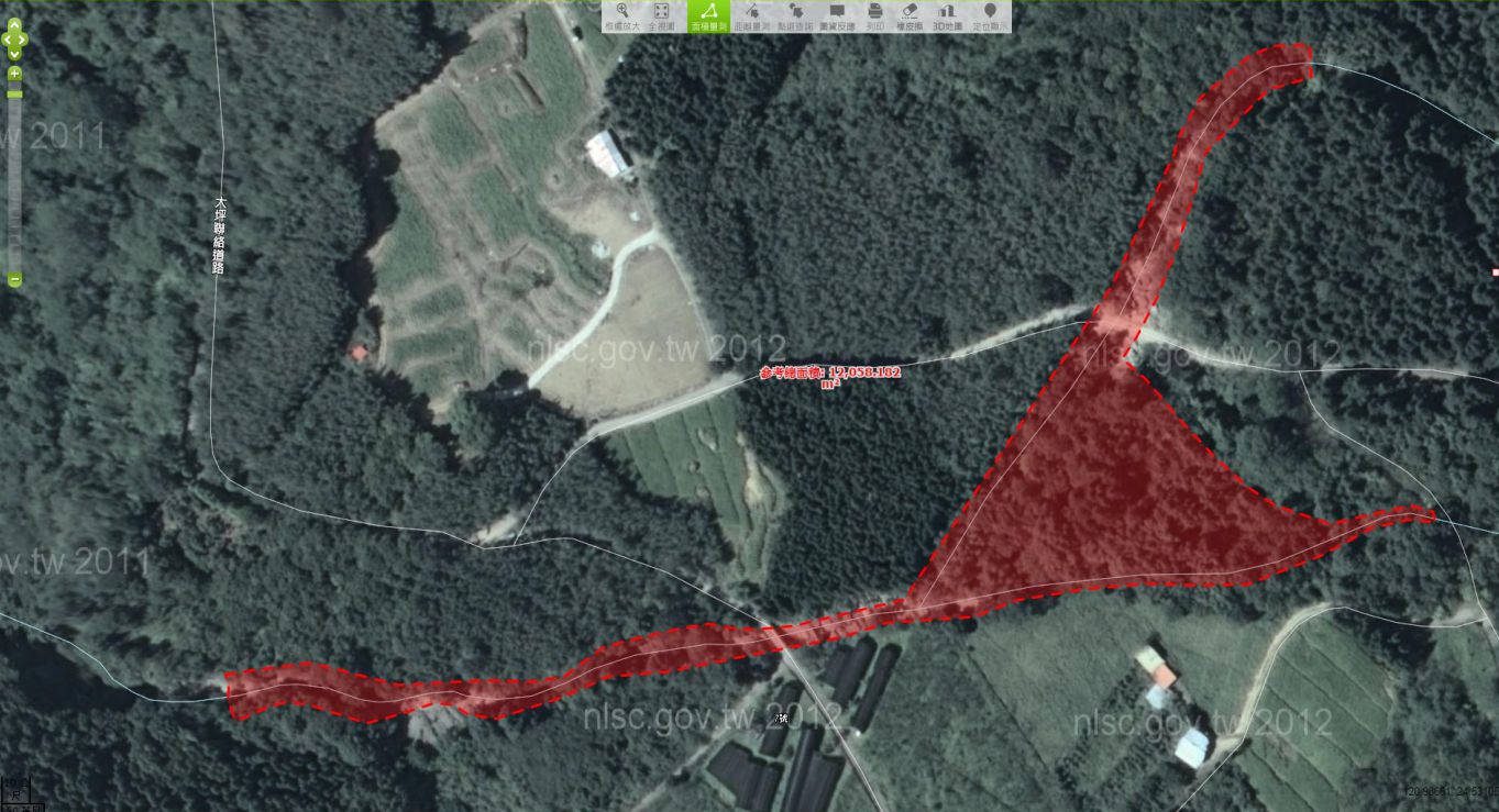 圖2. 月球石之列冊追蹤範圍